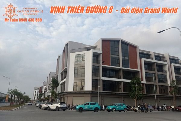 VỊNH THIÊN ĐƯỜNG 8-57 SHOPHOUSE SỔ LÂU DÀI, ĐỐI DIỆN GRAND WORLD
